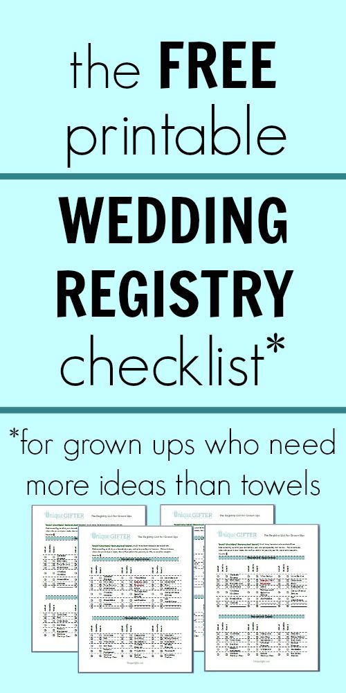 Weddings What to Register for if You Have Everything