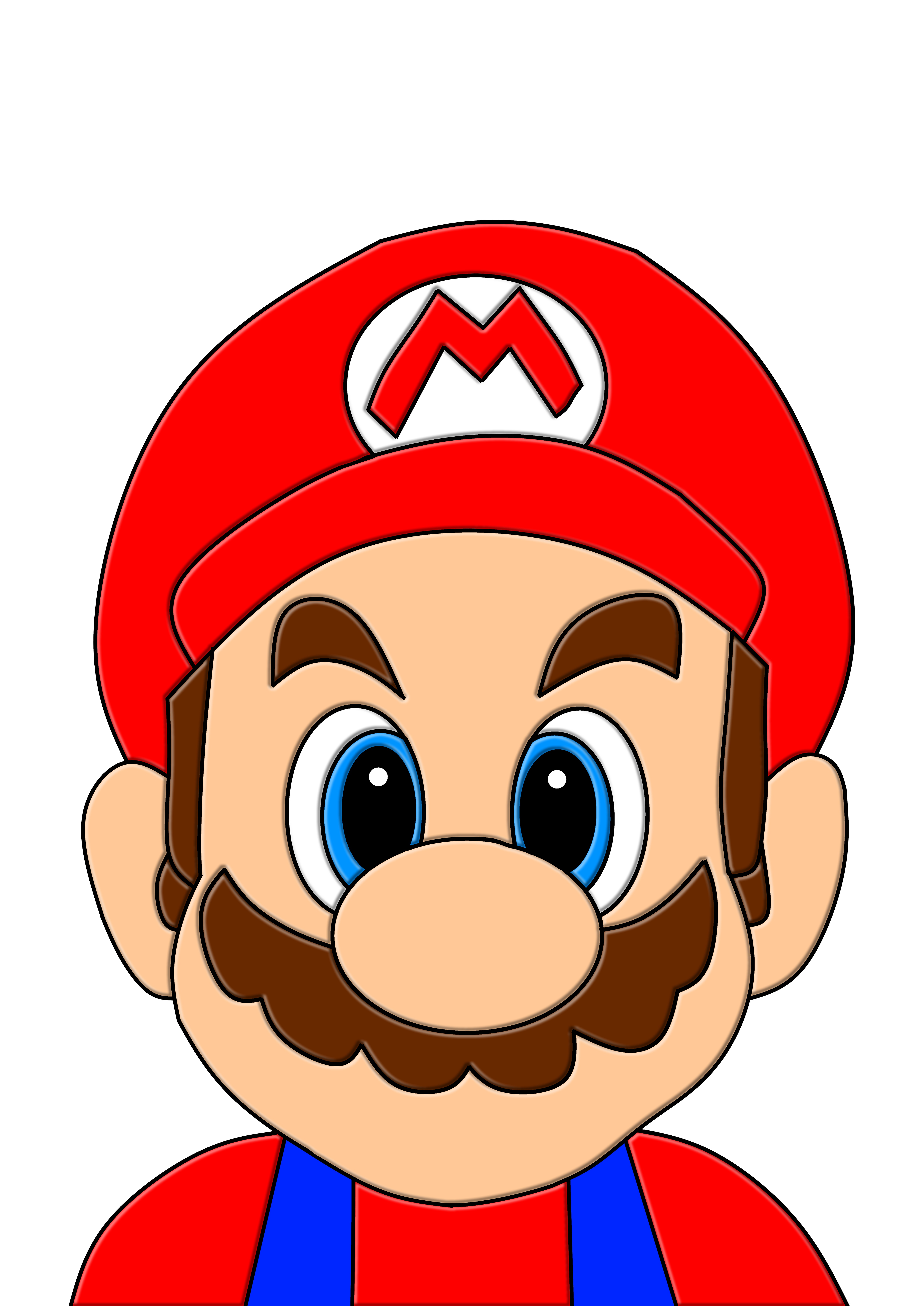 Dessin Mario avant et après Valentin