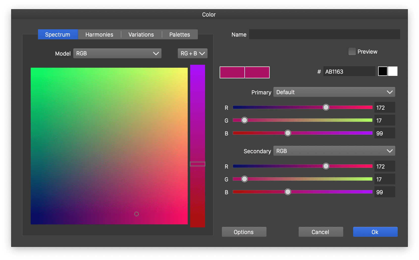 Color Selector