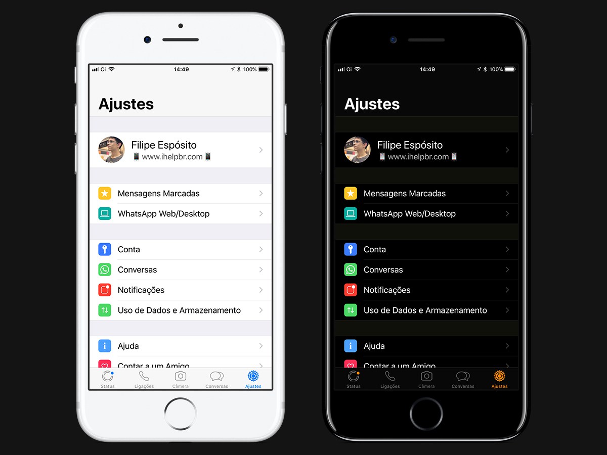 Whatsapp lanzará modo nocturno para su app VERACIDAD CHANNEL