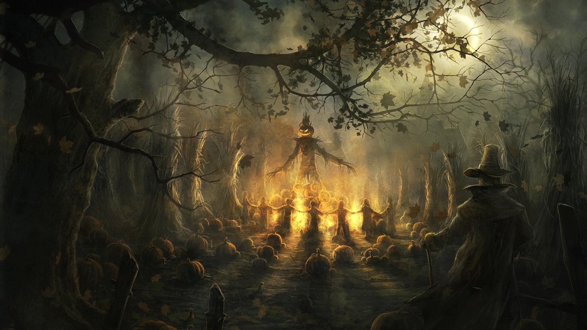 Scary Halloween Desktop Backgrounds Wallpaper Cave