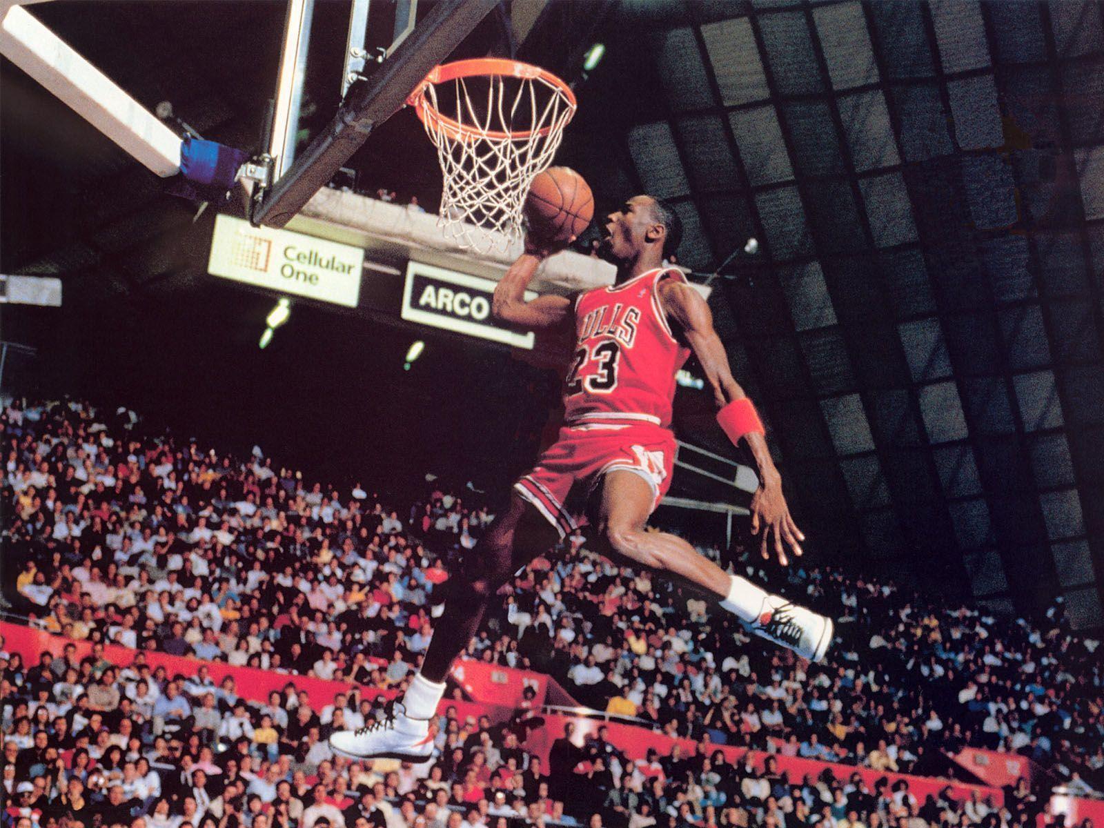 Michael Jordan Dunk Wallpapers Wallpaper Cave