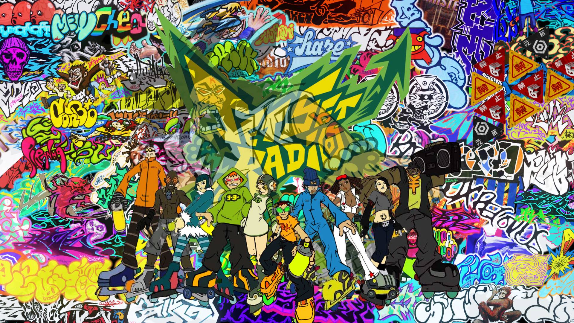 Jet Set Radio Wallpapers Wallpaper Cave