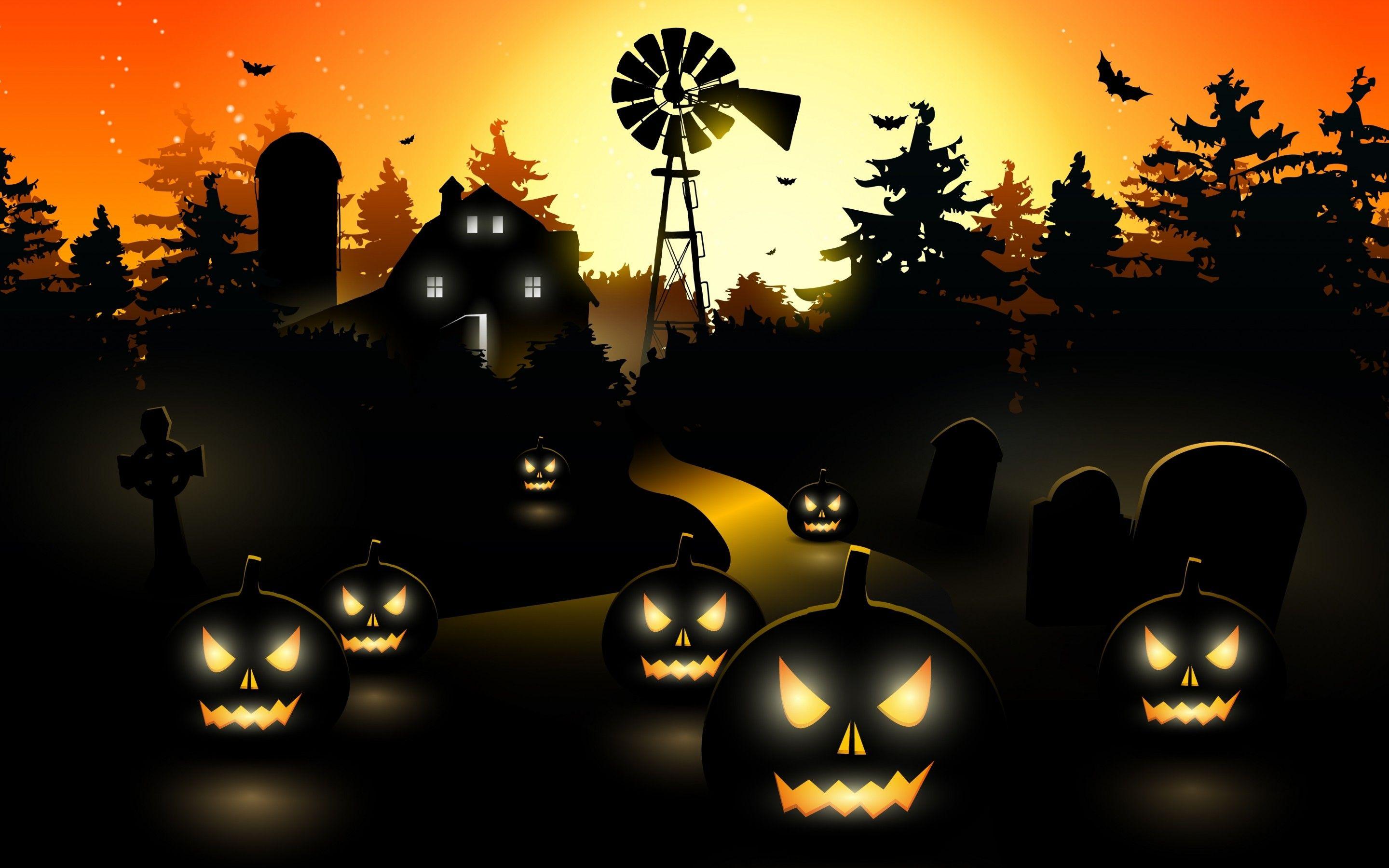 Halloween Desktop Backgrounds Wallpaper Cave