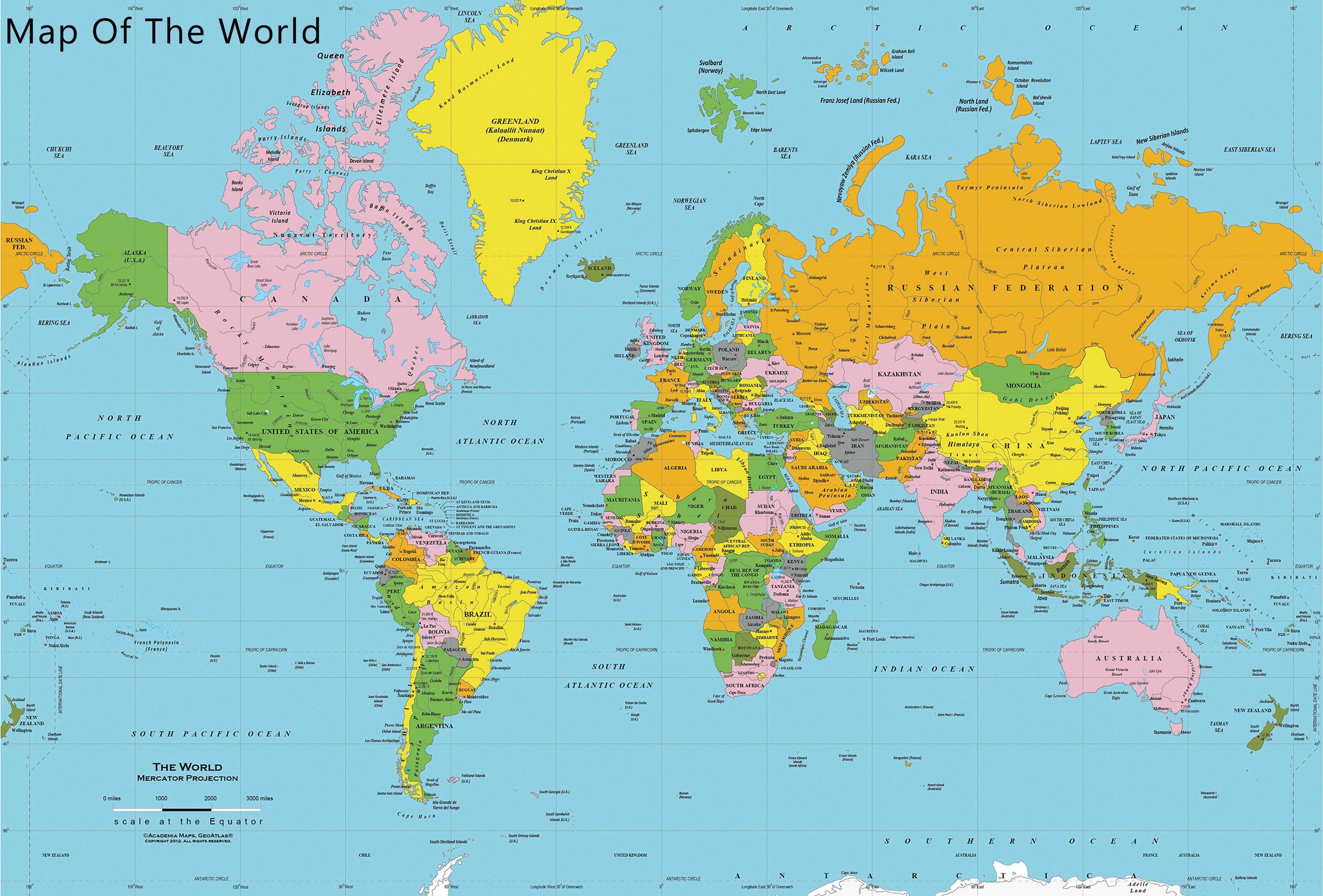 GIS: Zoomable world map with small countries highlighted