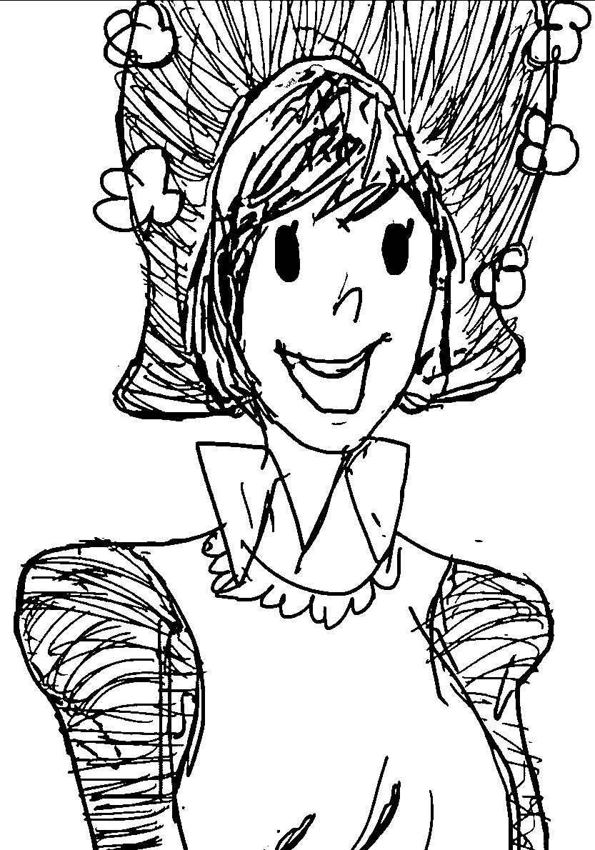 Amelia Bedelia Draw Coloring Page