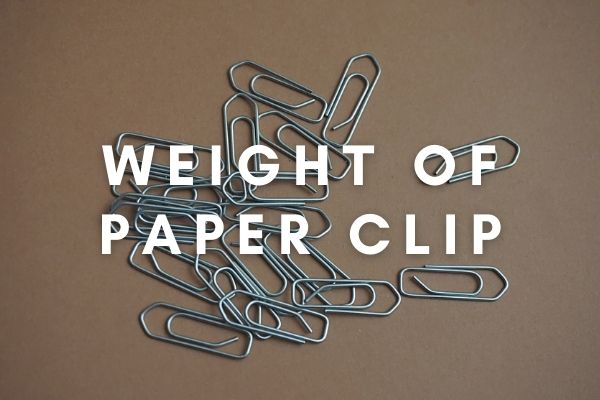 Paper Clip Weigh, Size, Type & More