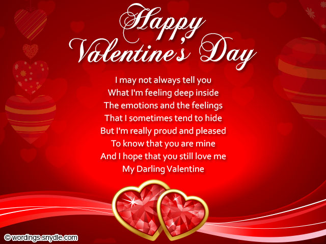 Valentines Day Wishes, Be My Valentine Wordings and Messages