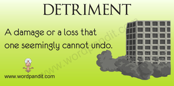 Detriment Wordpandit
