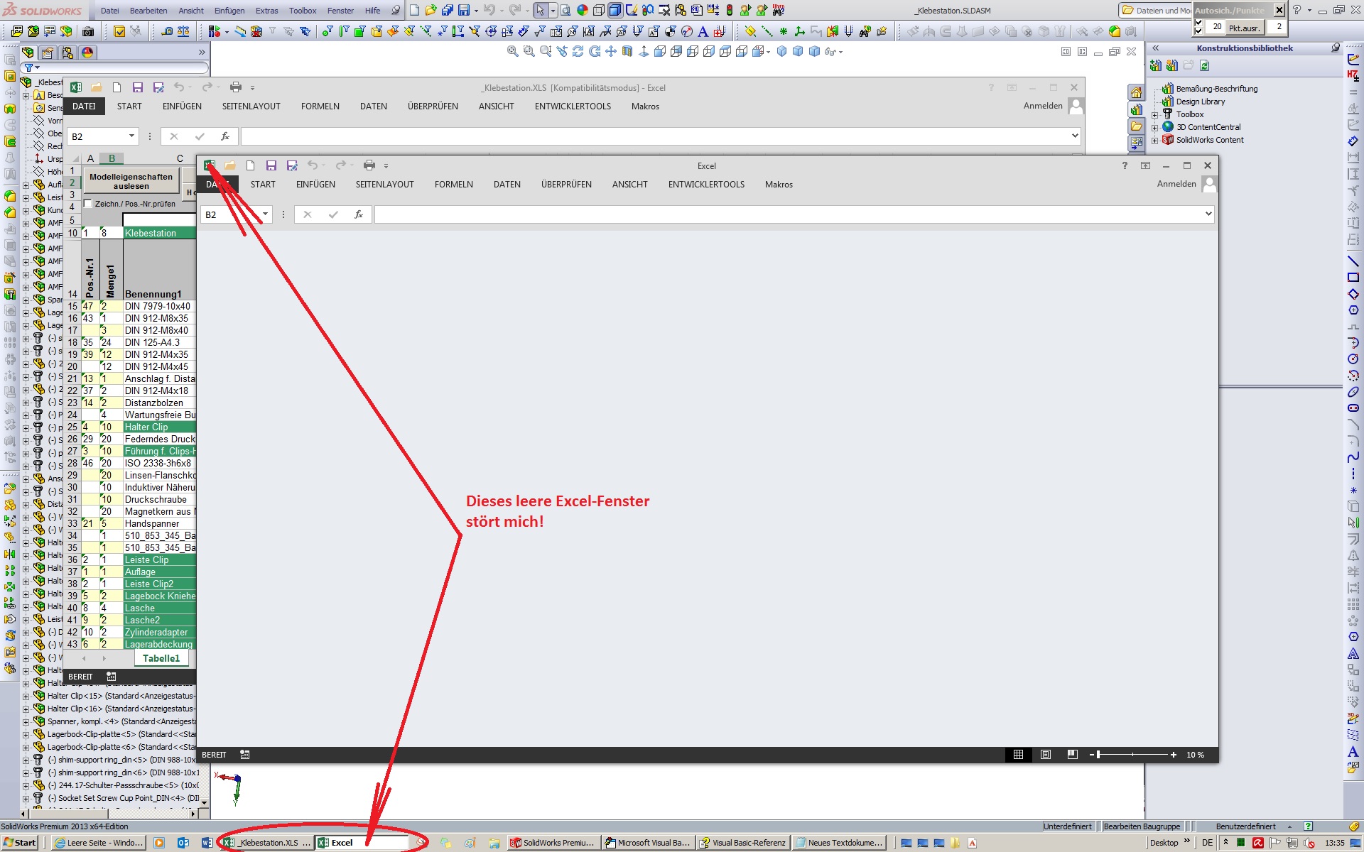 API ExcelDatei öeffnen (DS SolidWorks/SolidWorks