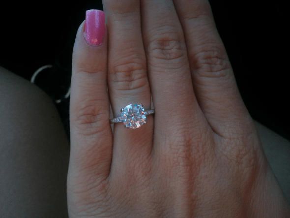 J colored Diamonds Weddingbee