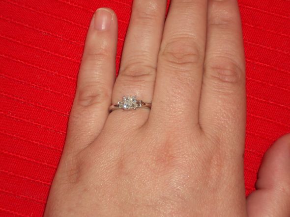 Got my wedding band..tried it on,DOESN’T FIT my finger