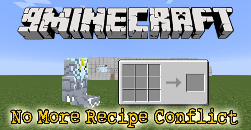 No More Recipe Conflict Mod 1.12.2/1.11.2 (All Craftable Items are