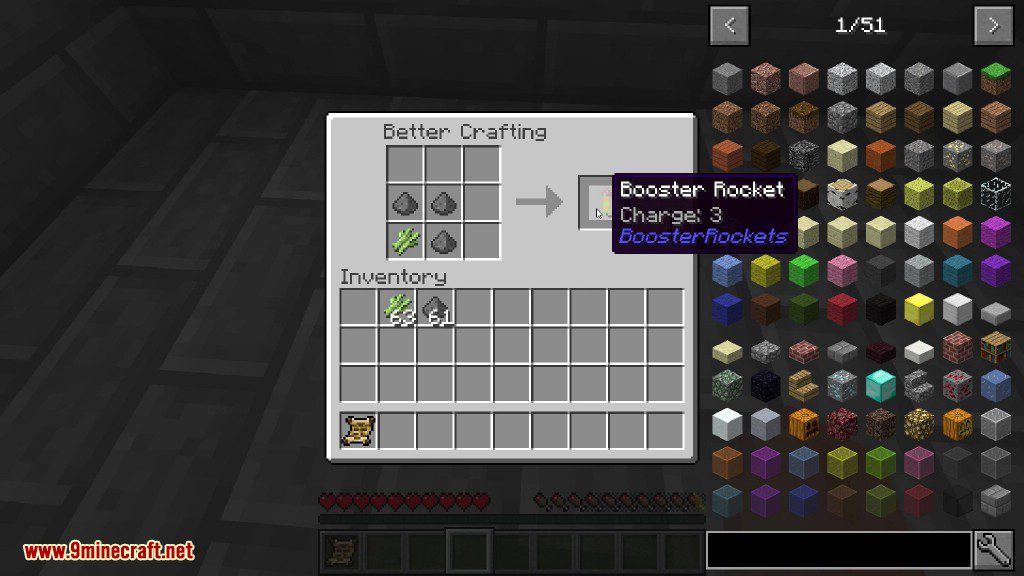 Booster Rockets Mod 1.12.2/1.11.2 (Elytra Firework