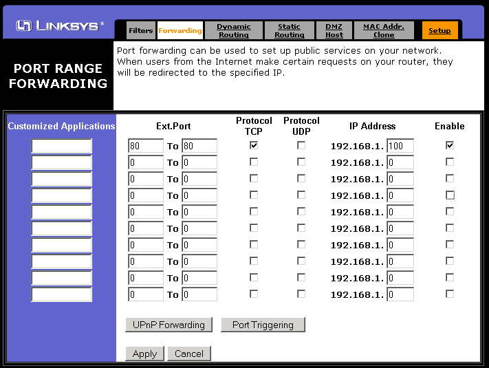 Router Port Forwarding, Open Port 80, Open HTTP Port