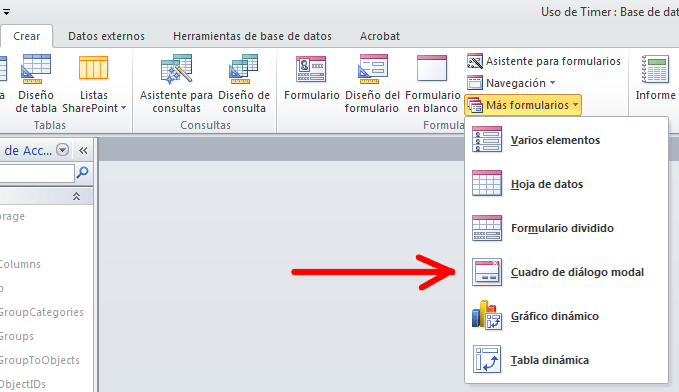 El evento Timer «Al cronómetro» Programación en Access y