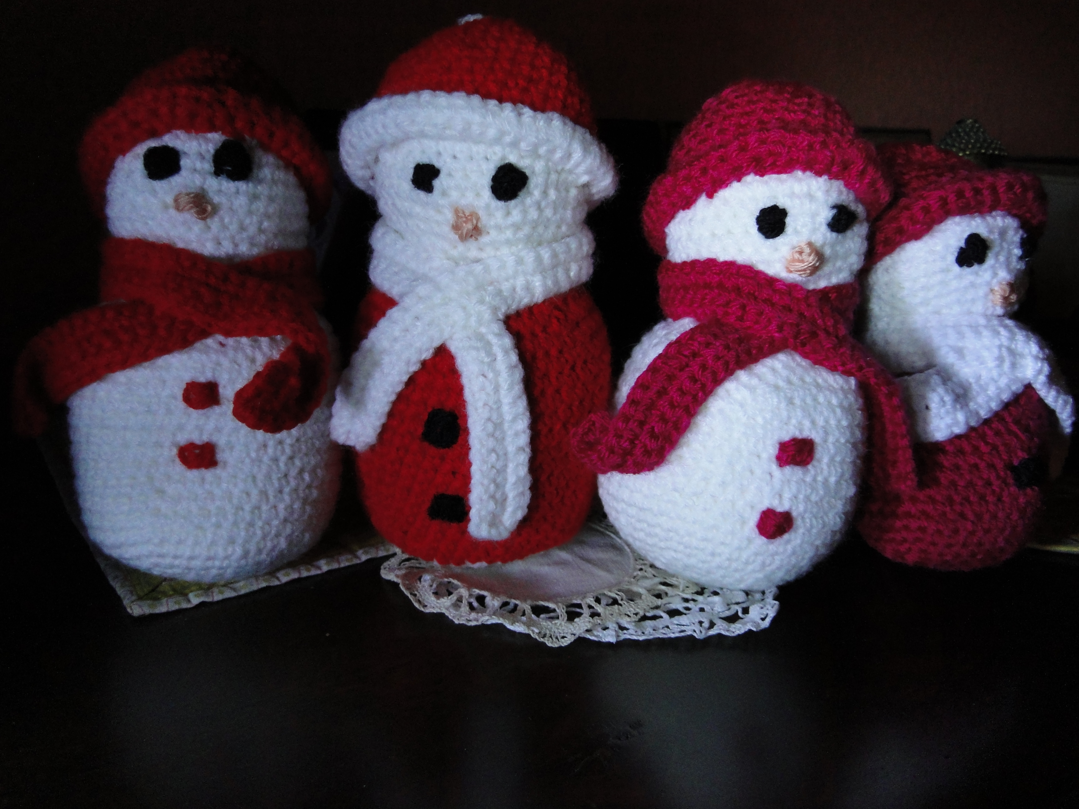 bonhomme de neige Activités Créatives et Tricot