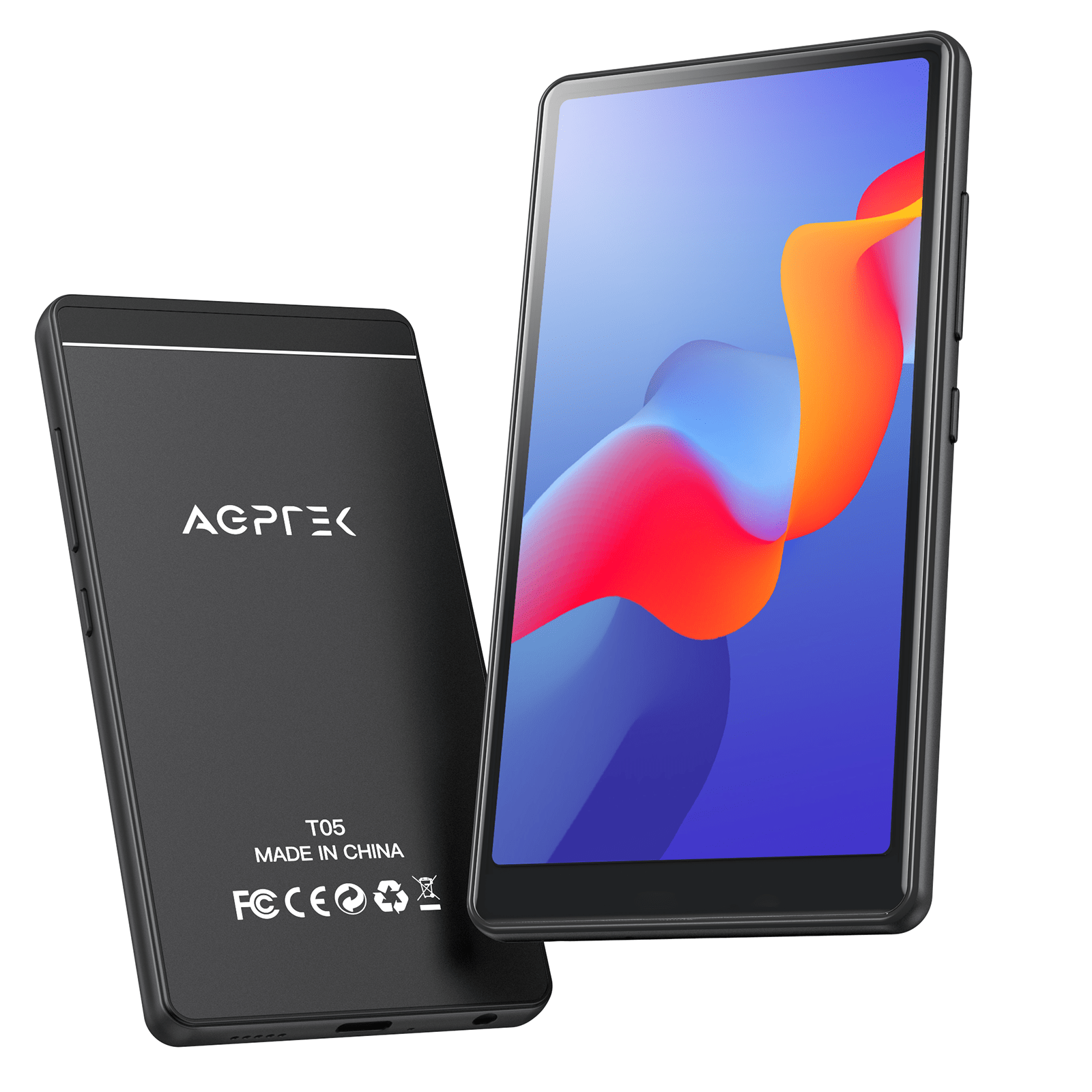 WiFi MP4 Player with Bluetooth, AGPTEK 4 inch Touch Screen