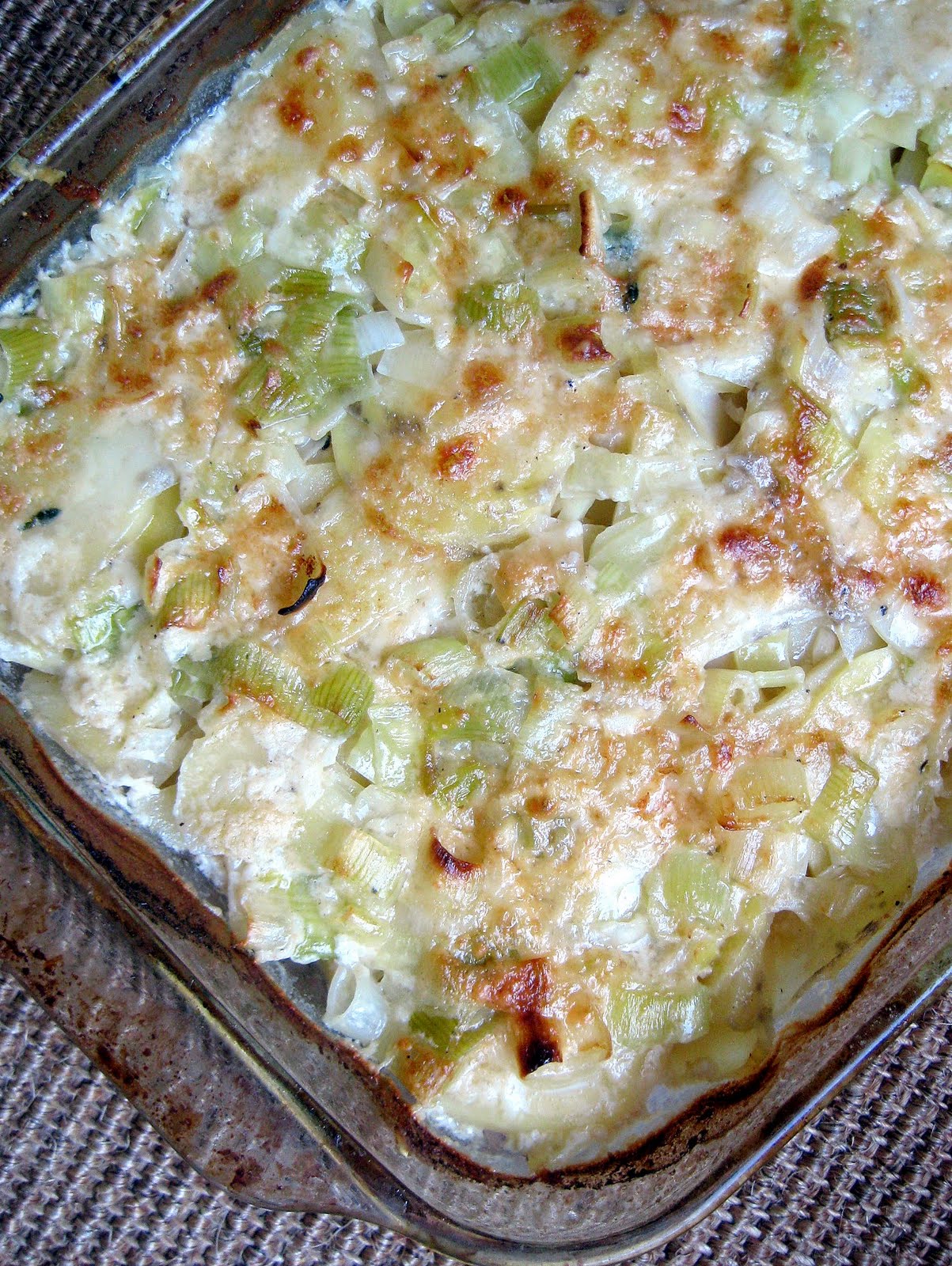 Potato Leek Gratin A Hint of Honey