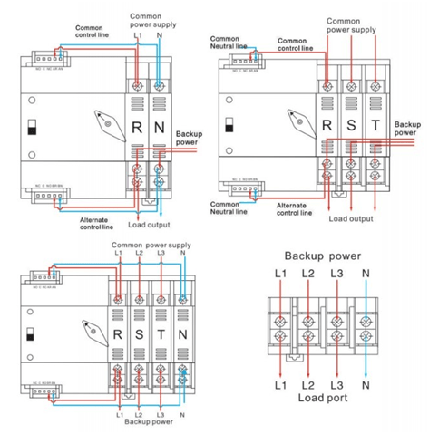 Schematic Diagram Of Automatic Changeover Switch