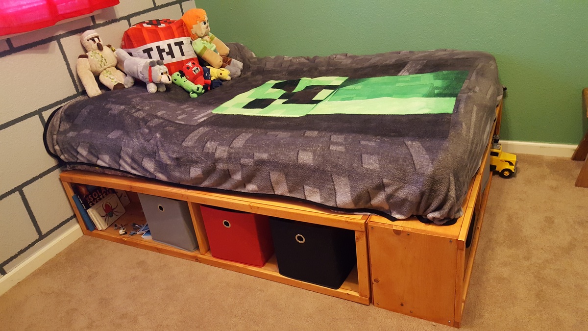 Ana White Full Storage (Captains) Bed DIY Projects
