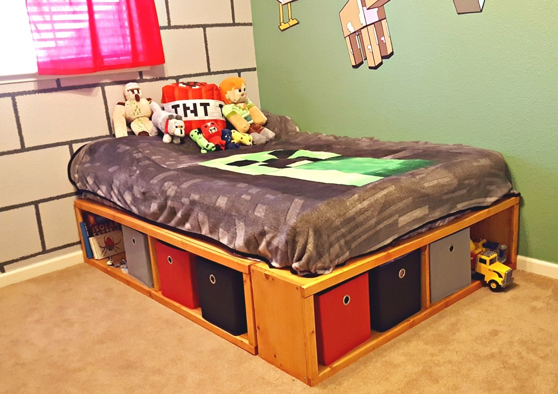 Ana White Full Storage (Captains) Bed DIY Projects