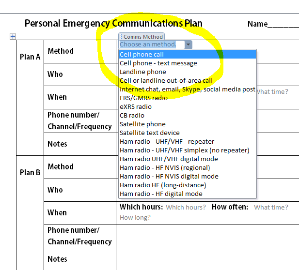 Emergency Communications Plan Templates PreparedBlog