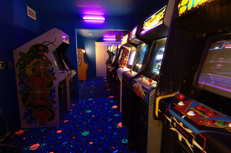 Arcade Game Room Carpet