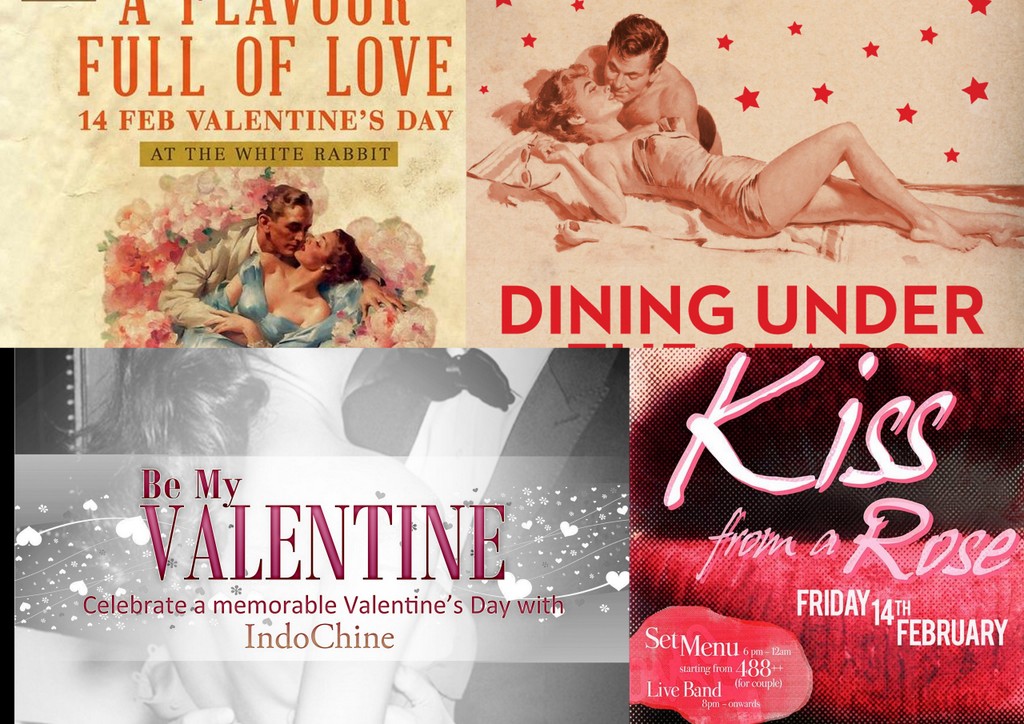 VALENTINE’S DAY 2014 Dinner Promotions Asia Bars