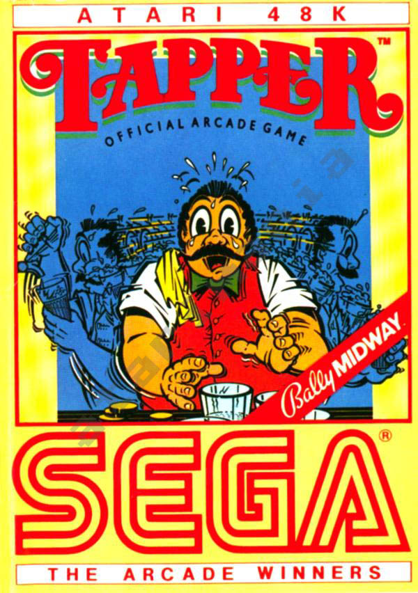 Atari 400 800 XL XE Tapper scans, dump, download