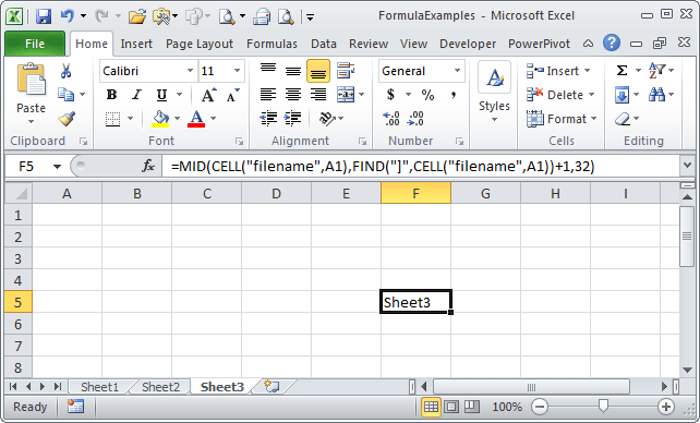 Tom’s Tutorials For Excel Using a Formula to Get Your