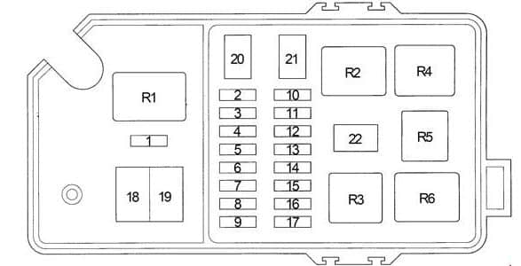 Toyota Hilux (1997 2005) fuse box diagram Auto Genius