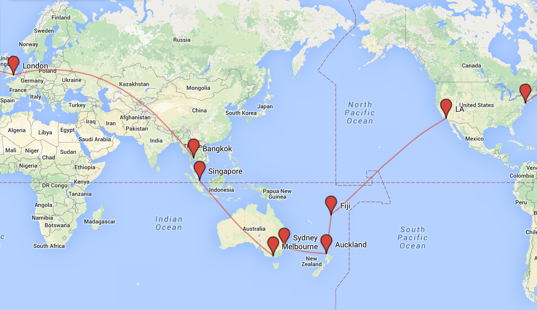 My Top 7 Gap Year Routes And Round The World Ticket Ideas