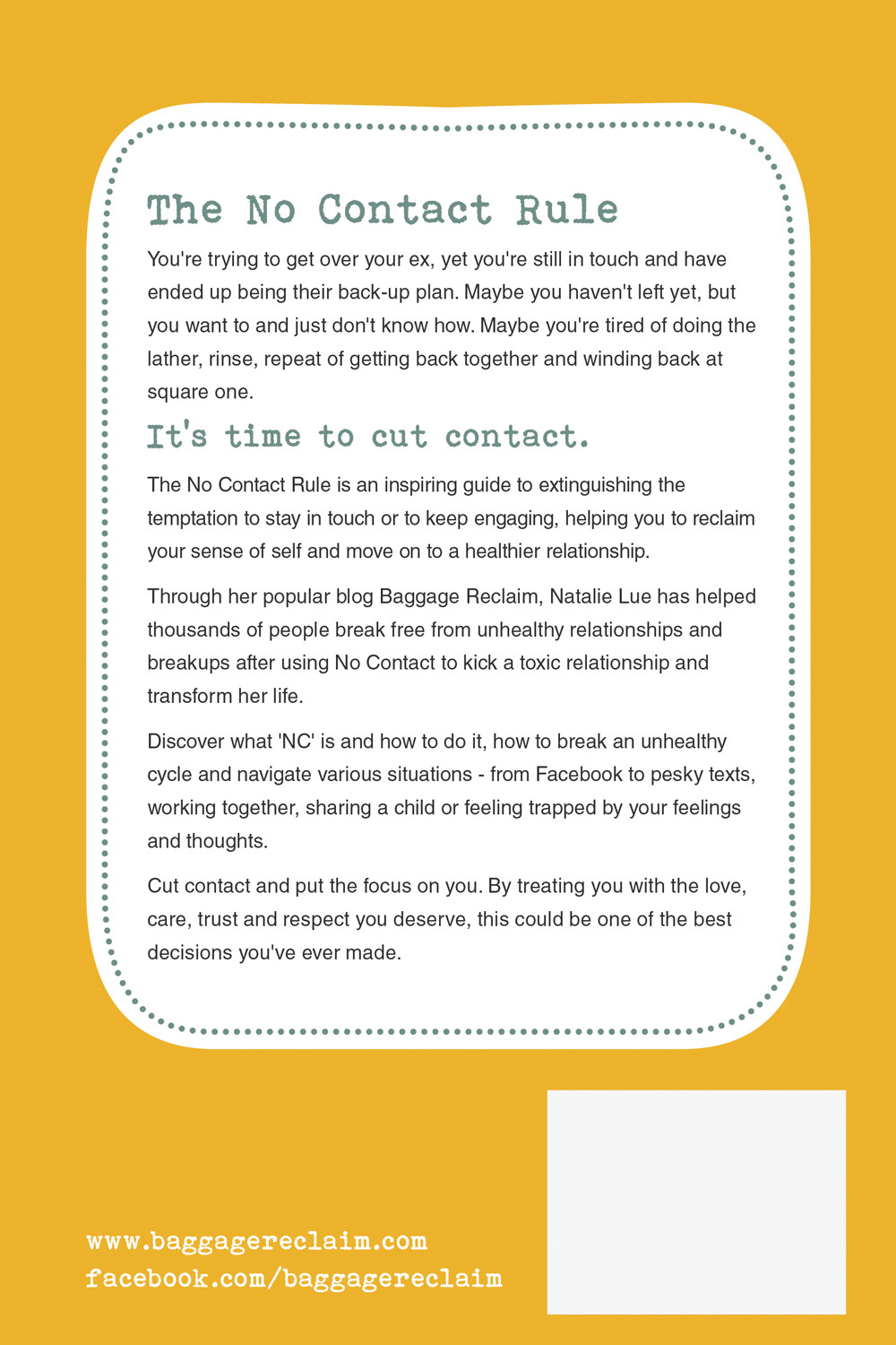 The No Contact Rule ebook and book