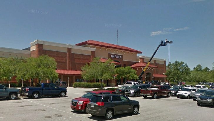 Pictured Azalea Square Movie Theater in Summerville