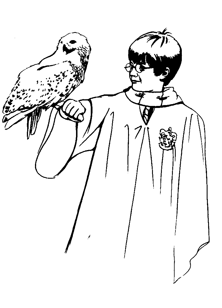 Harry Potter Coloring Pages Of Dobby
