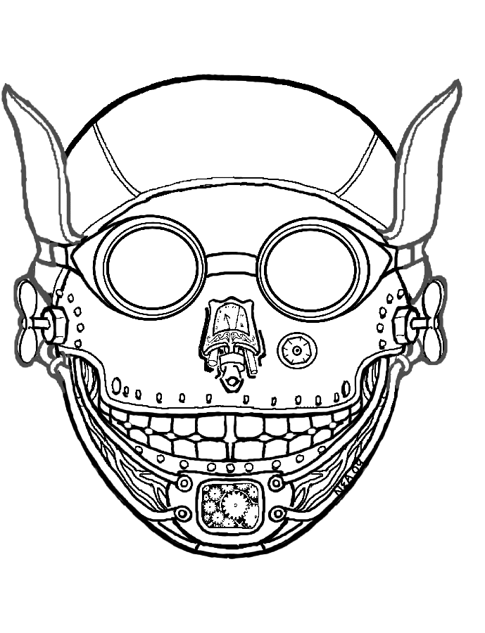 Free Printable Mask Coloring Pages For Kids