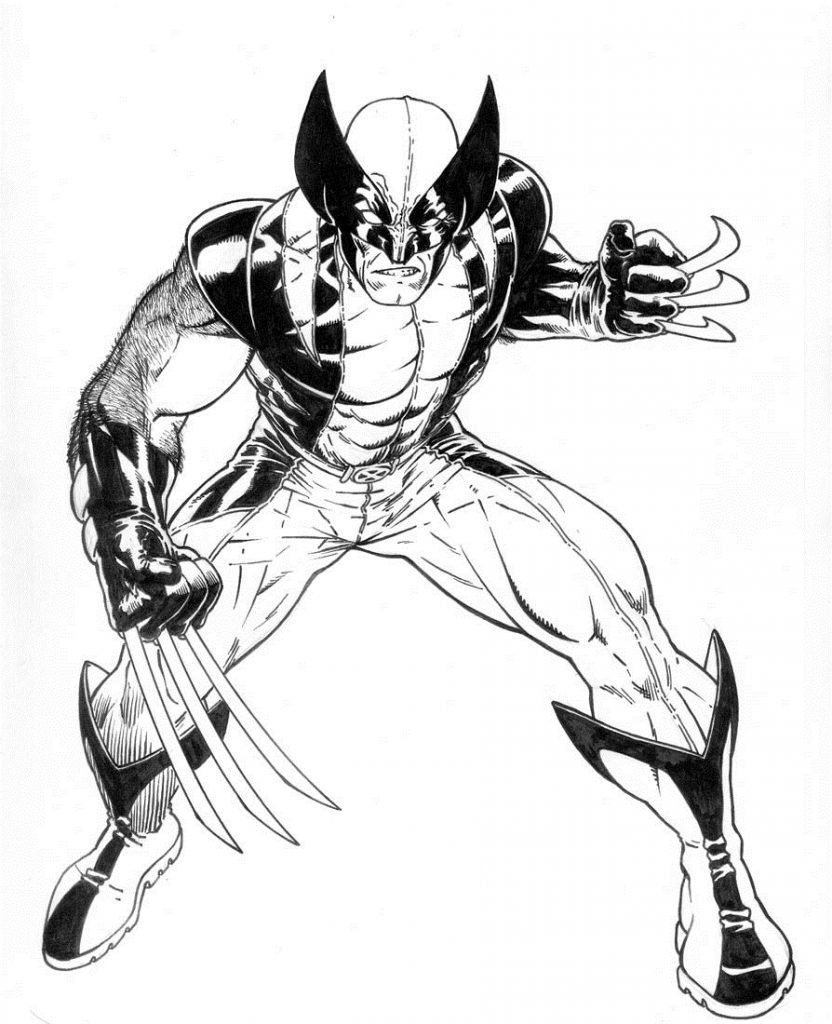 X Men Coloring Book Pages