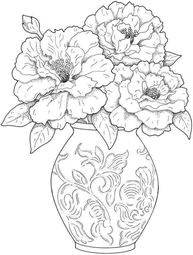 Flower Coloring Pages for Adults Best Coloring Pages For Kids