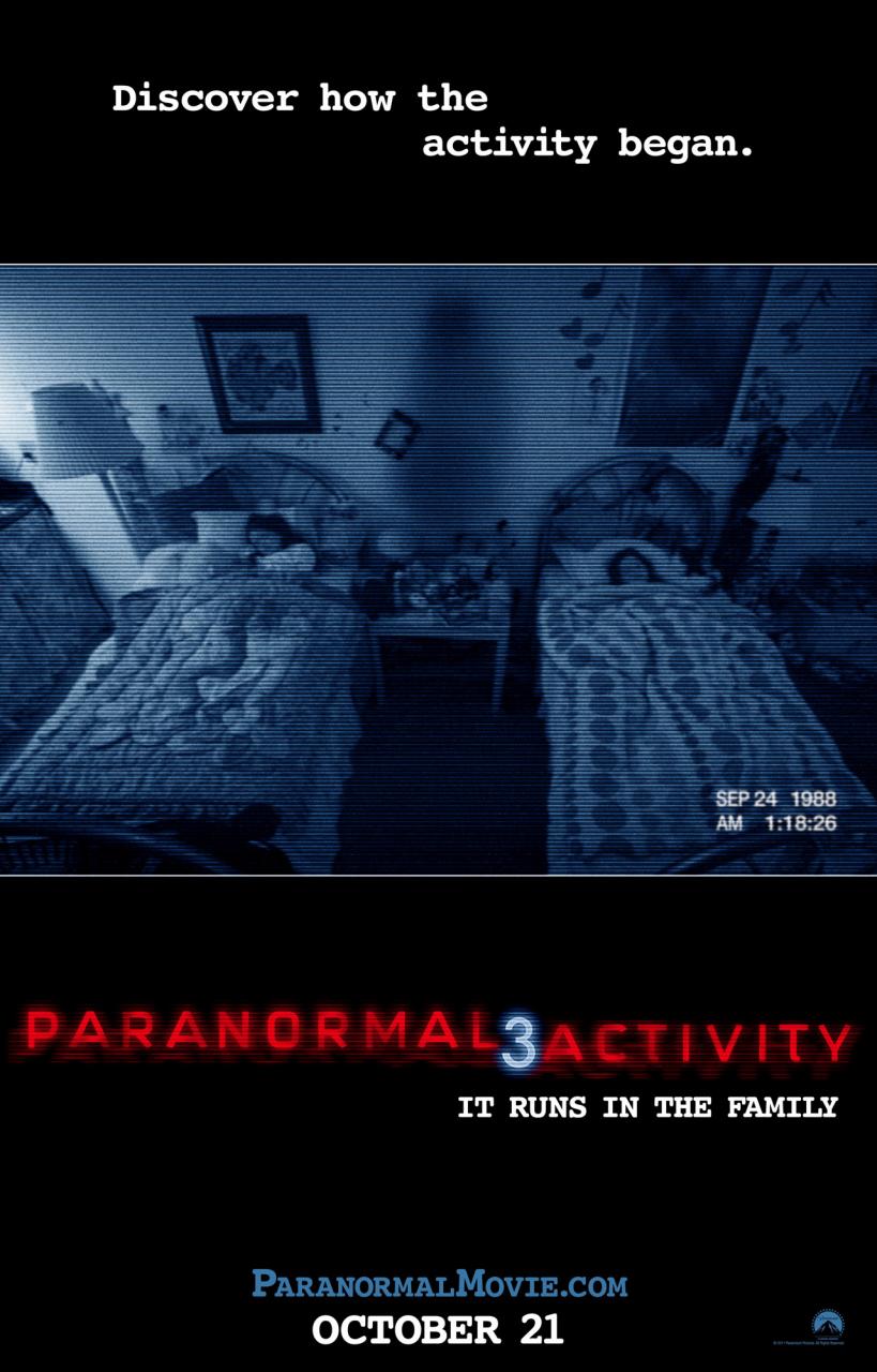 Paranormal Activity 3 Black Movies