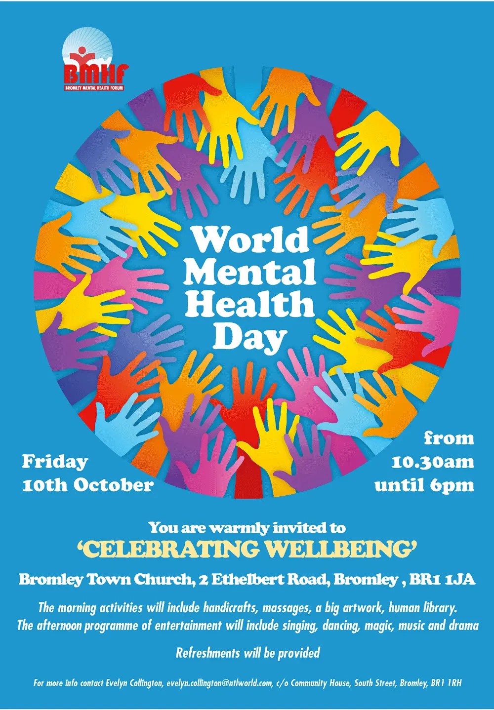 World Mental Health Day 2014 in Bromley Bromley, Lewisham & Greenwich