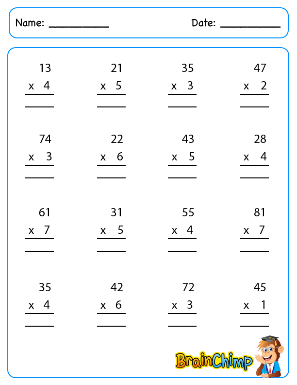Multiplication Brainchimp