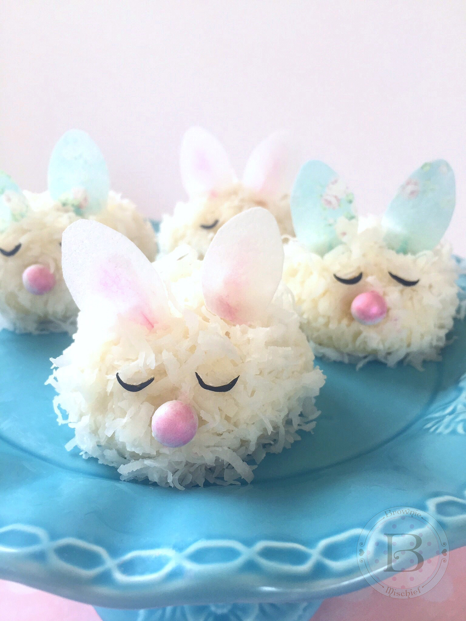 Baby Bunny Coconut Cakes Brownie Mischief