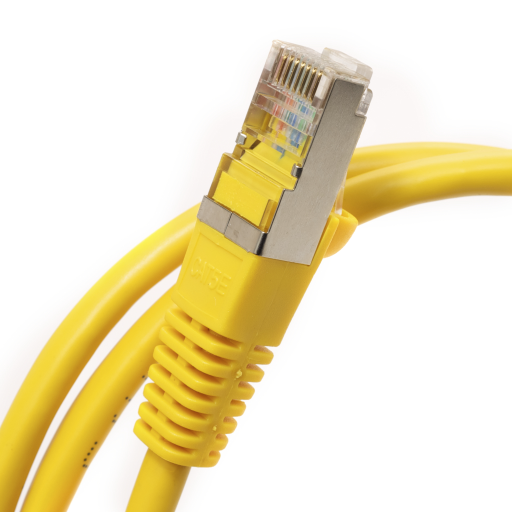 Grey 50ft Cat6 Shielded Twisted Pair Patch Cable