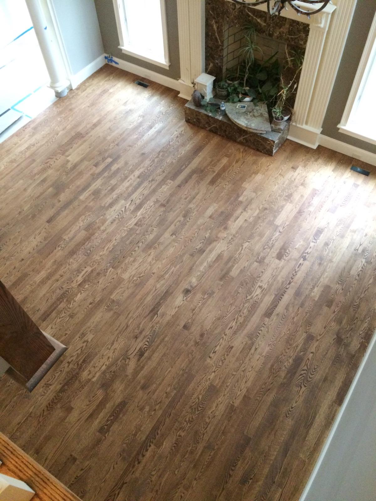Resanding Red Oak Floors in Westboro, MA Central Mass