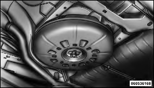 Spare Tire Removal Instructions :: Jacking And Tire Changing :: What To Do In Emergencies :: Chrysler Town & Country Owners Manual :: Chrysler Town & Country - Chryclub.com
