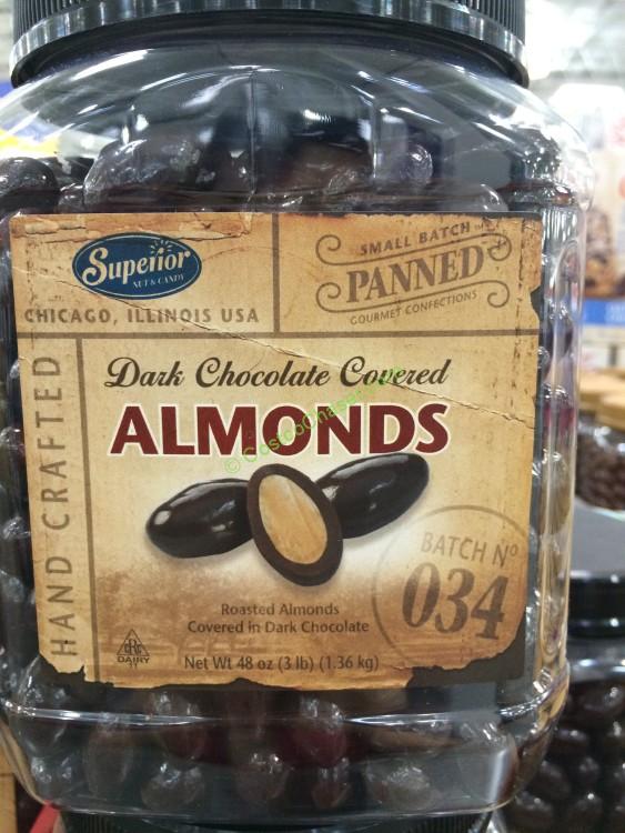 Costco614506SuperiorNutCandyDarkChocolateAlmonds