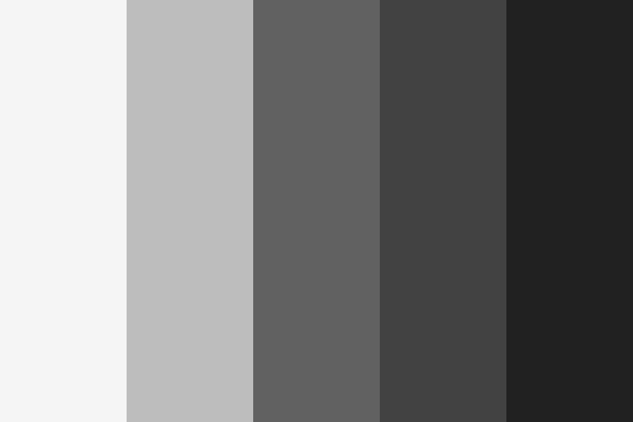 Progressive Grayscale Color Palette