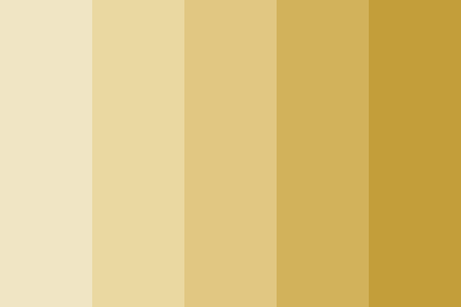 Gold Ombre Color Palette