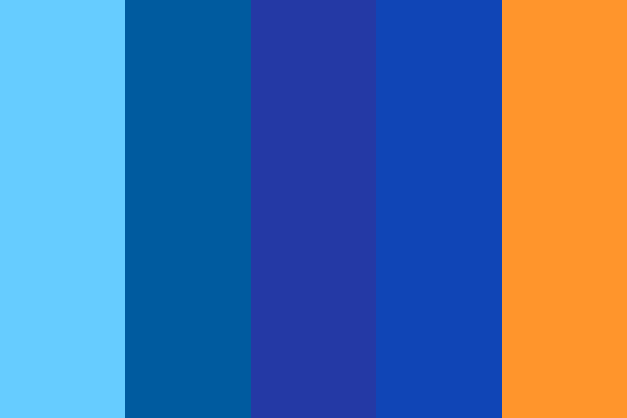 Blue Scale Color Palette